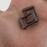 18mm Rectangular Ring Solid Square Ring Strap Buckle Strap Connector High End Leathercraft Leather