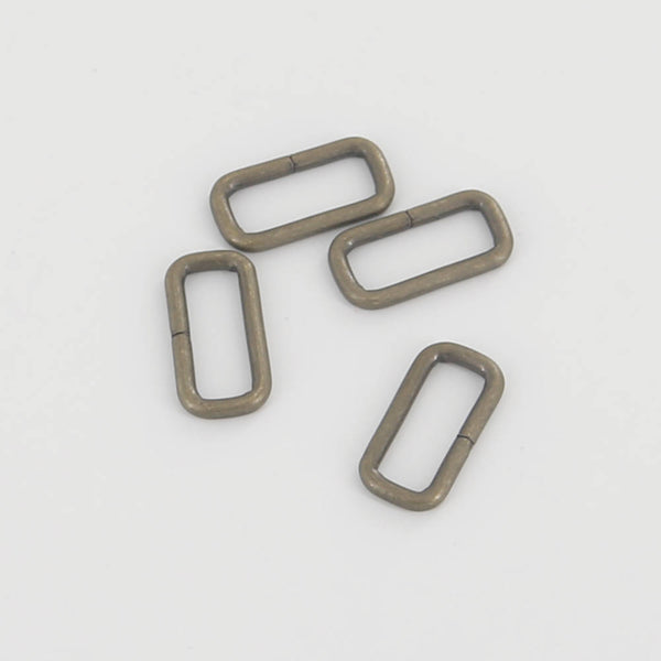 Leather Working Tools 21mm Rectangular Wire Loops Rings Purse Handbag Hardware LeatherMob Leathercraft Leather - LeatherMob