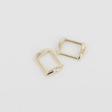 21mm Rectangular Ring Solid Square Strap Buckle Connector High End Leathercraft Leather