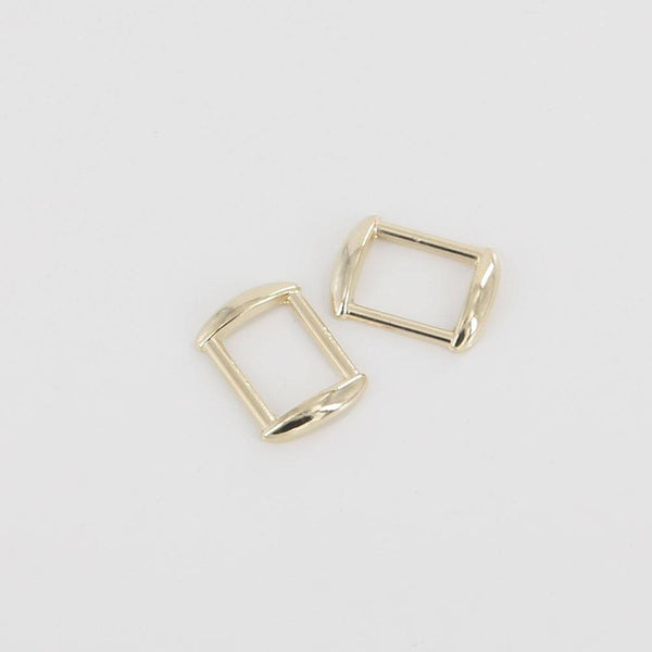 21mm Rectangular Ring Solid Square Strap Buckle Connector High End Leathercraft Leather