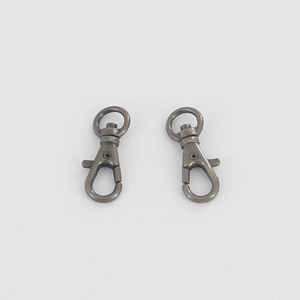 8mm Swivel Trigger Spring Snaps Clips Hook Eye Round Japan LeatherMob Leathercraft Leather