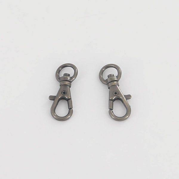 Leather Working Tools 8mm Swivel Trigger Spring Snaps Clips Hook Eye Round Japan LeatherMob Leathercraft Leather - LeatherMob