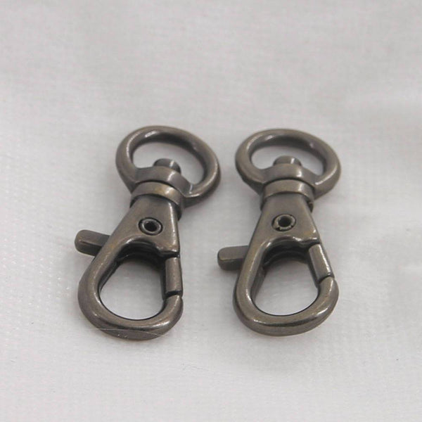 8mm Swivel Trigger Spring Snaps Clips Hook Eye Round Japan LeatherMob Leathercraft Leather