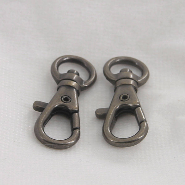 Leather Working Tools 8mm Swivel Trigger Spring Snaps Clips Hook Eye Round Japan LeatherMob Leathercraft Leather - LeatherMob
