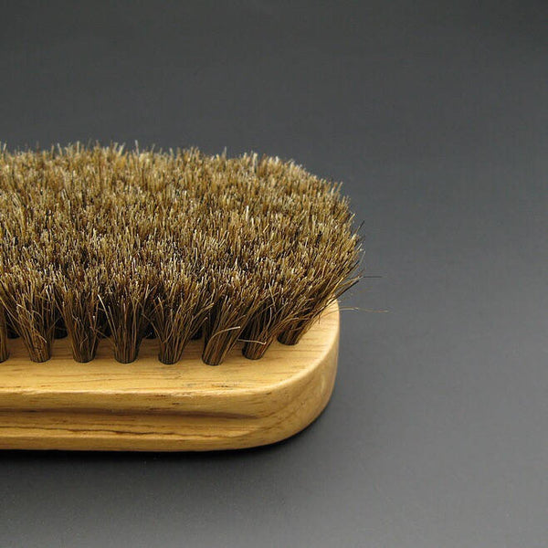 Leather Working Tools Italy Bonente Leather Shoes Wooden Polish Maintain Cleaning Shoes , Horsehair - LeatherMob