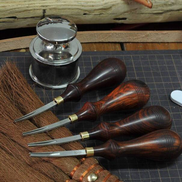 Austria  Powder Steel M390 Edge Bevelers Edge Scriber Edge Shaver Leathercraft Leather