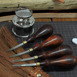 Leather Working Tools Austria  Powder Steel M390 Edge Bevelers Edge Scriber Edge Shaver Leathercraft Leather - LeatherMob