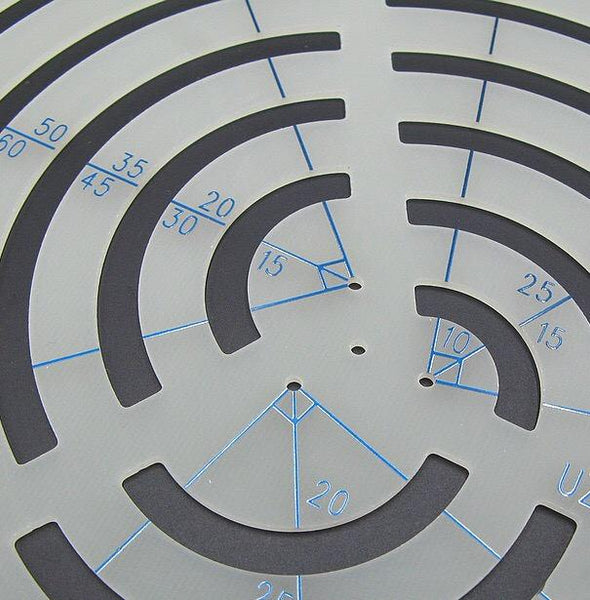 JAPAN Uzumaru Scale Curve Ruler Oval Shaped cutting drawing KYOSHIN ELLE Leather