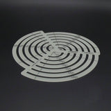 JAPAN Uzumaru Scale Curve Ruler Oval Shaped cutting drawing KYOSHIN ELLE Leather