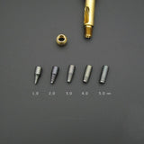 Leather Working Tools JAPAN Screw Punch Hole Belt,Leather,card Board,etc Leather craft tools leathercraft Leathermob - LeatherMob