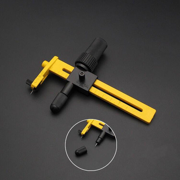 OLFA Rotary Compass Circle Cutter Quilting Leather Tools leathermob