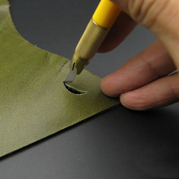 Leather Working Tools Olfa Design Knife AK-5 drawer cutter curved  JAPAN leather tools leathermob - LeatherMob