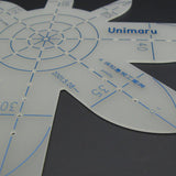 Leather Belt Strap Point End Punch Leathercraft Tracing Stencil Ruler Japan Kyoshin Elle Unimaru