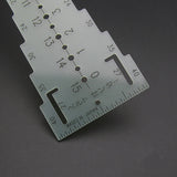 Leather Working Tools Kyoshin Elle Unimaru Leathercraft Hole Stencil for Leather, Other Kinds of Belt & Strap Japan - LeatherMob