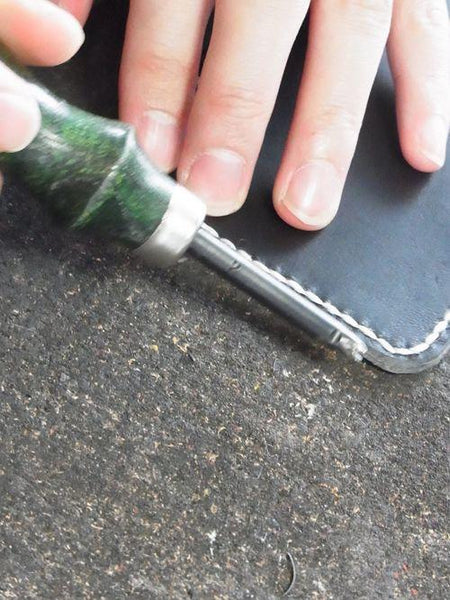 Deluxe Leather Edge Beveller Sharpener Edger LeatherMob Kyoshin Elle Leathercraft Craft Tool