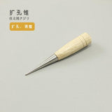 Deluxe Leather Hole Burnishing Tool & Scratch Awl LeatherMob Seiwa Leathercraft Craft Tool