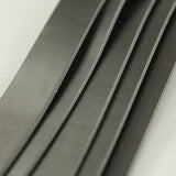 Japan Vegetable Tanned Black Leather Strap Raw Cut Cowhide LeatherMob Leathercraft Belt