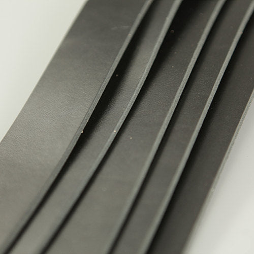 Leather Working Tools Japan Vegetable Tanned Black Leather Strap Raw Cut Cowhide LeatherMob Leathercraft Belt - LeatherMob