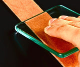 Glass Slicker & Burnisher for Smoothing Leather LeatherMob Leathercraft Craft Tool