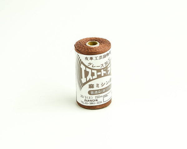 Flaxen Linen Ramie Thread 20 / 3 x 150m Hand Sewing LeatherMob Leathercraft Craft Tool