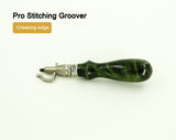 Pro Stitching Adjustable Leather Groover Creasing Set LeatherMob Leathercraft Craft Tool