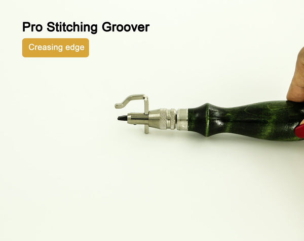 Pro Stitching Adjustable Leather Groover Creasing Set LeatherMob Leathercraft Craft Tool