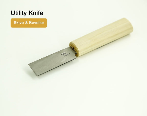 Utility Knife Skive & Beveller Leather LeatherMob Kyoshin Elle Japanese Leathercraft Craft Tool
