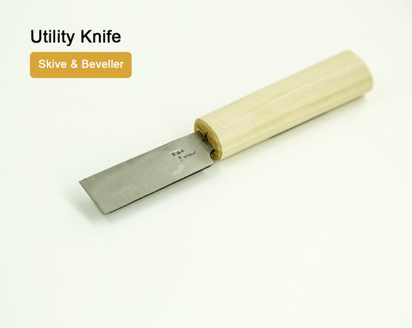 Leather Working Tools Utility Knife Skive & Beveller Leather LeatherMob Kyoshin Elle Japanese Leathercraft Craft Tool - LeatherMob