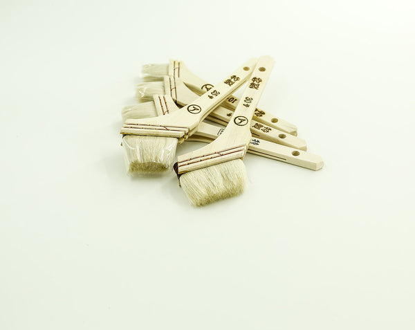Leather Working Tools Soft Bristle Japanese Angled Craft Brush to Paint & Dye LeatherMob Leathercraft Craft Tool - LeatherMob