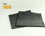Leather Working Tools Felt size 30cm x 30cm/ thickness 6mm LeatherMob Leathercraft Craft Tool - LeatherMob