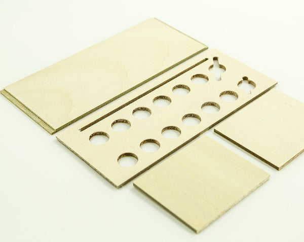 Rack Wood Stand for Storing Leather Tools LeatherMob Kyoshin Elle Leathercraft Craft