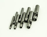 Leather Working Tools Medium Round Hole Drive Punch LeatherMob Leathercraft Craft Tool - LeatherMob