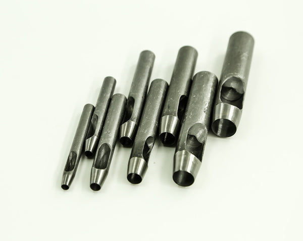 Leather Working Tools Medium Round Hole Drive Punch LeatherMob Leathercraft Craft Tool - LeatherMob