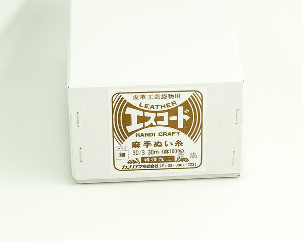 Thin Fine Ramie Thread 30m 3 Ply Twisted Sewing Japan Leathercraft Leather Craft Tool Cords