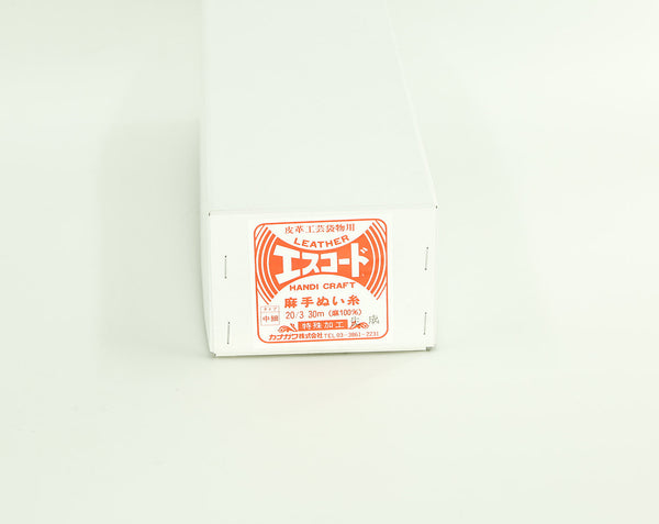 Leather Working Tools Medium Fine Ramie Thread 30m 3 Ply Twisted Sewing Japan Leathercraft Leather Craft Tool Cords - LeatherMob