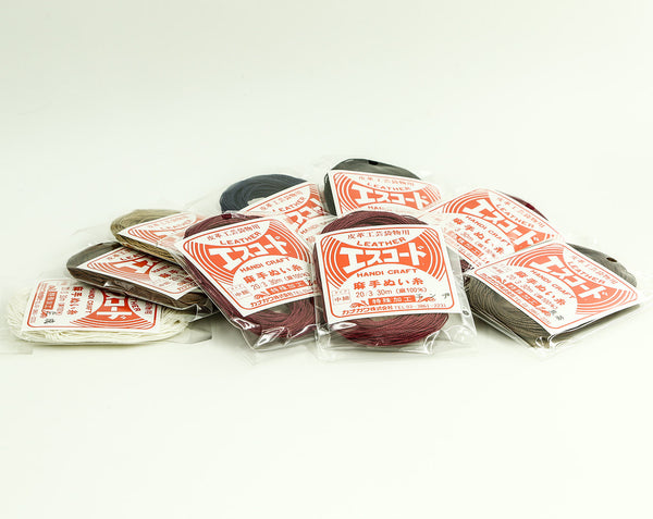 Leather Working Tools Medium Fine Ramie Thread 30m 3 Ply Twisted Sewing Japan Leathercraft Leather Craft Tool Cords - LeatherMob