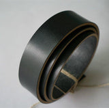 J&E Sedgwick Black Bridle Butt Waxed Leather Belt Strap LeatherMob Leathercraft Craft Tool