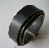 Leather Working Tools J&E Sedgwick Black Bridle Butt Waxed Leather Belt Strap LeatherMob Leathercraft Craft Tool - LeatherMob
