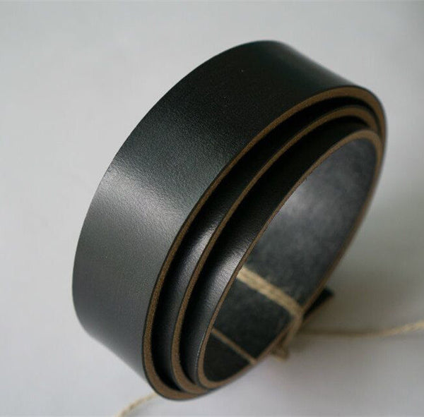 Leather Working Tools J&E Sedgwick Black Bridle Butt Waxed Leather Belt Strap LeatherMob Leathercraft Craft Tool - LeatherMob