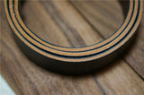 J&E Sedgwick Black Bridle Butt Waxed Leather Belt Strap LeatherMob Leathercraft Craft Tool
