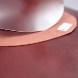 LeatherMob Shinki Hikaku Burgundy Shell Cordovan Leather Horsehide Leathercraft