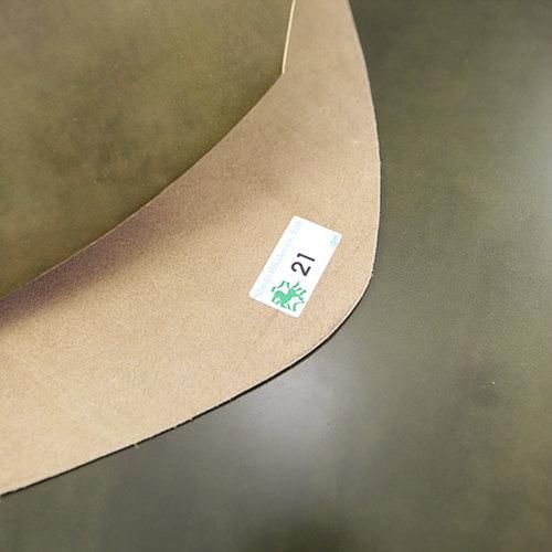 LeatherMob Shinki Hikaku Green Shell Cordovan Leather Horsehide Leathercraft