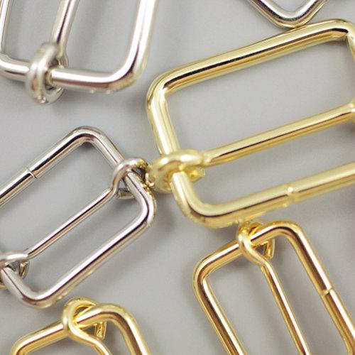 2pcs of Strap Adjuster Japan Seiwa LeatherMob Leathercraft Leather Hardware