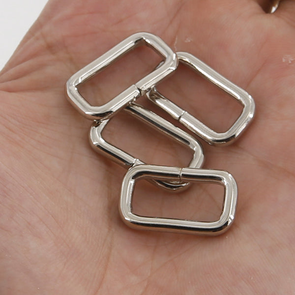 Leather Working Tools 18mm Rectangular Wire Loops Rings Purse Handbag Hardware LeatherMob Leathercraft Leather - LeatherMob