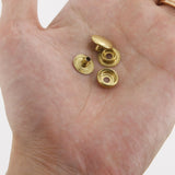 Leather Working Tools 13mmx5mm Line Snaps Head Diameter Ring Rivet Studs Accessories Japan Seiwa Leathercraft - LeatherMob