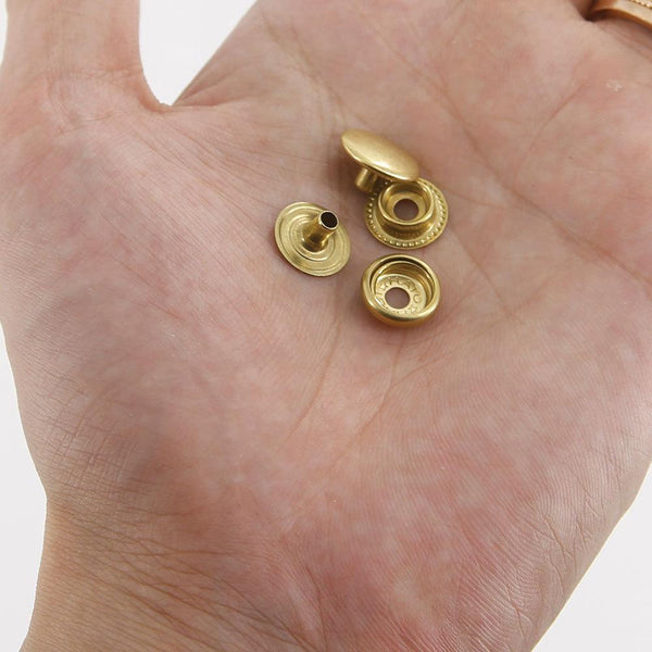 13mmx5mm Line Snaps Head Diameter Ring Rivet Studs Accessories Japan Seiwa Leathercraft