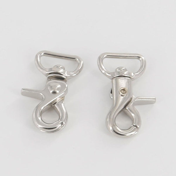 18mm Swivel Trigger Spring Snaps Clips Hook Eye Round Japan LeatherMob Leathercraft Leather