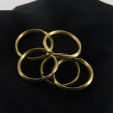 25mm O-Ring Key Ring Holder Hardware LeatherMob Leathercraft Leather