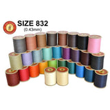 Leather Working Tools Sajou Fil Au Chinois Waxed Cable Linen Threads Size 832 -50g Spool Cable Linen Cord Corded Waxed Lin - LeatherMob