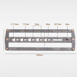 Leather Belt Punching Hole Positioning Ruler